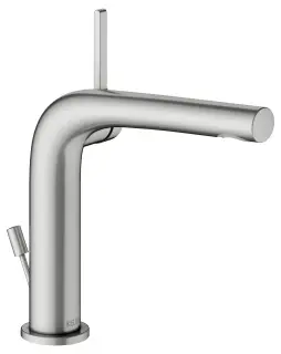 Keuco Edition 400 Смеситель для раковины рыч. 150, с д/к и гарнитуром для слива, цвет:нерж. сталь 51502 210000