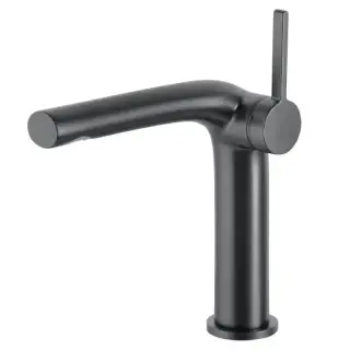 Keuco Edition 400 Смеситель для раковины рычаж. 150, без д/к и гарнитура слива, цвет: хром черный 51502 130100