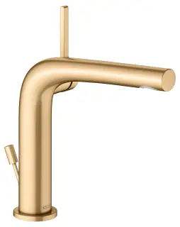 Keuco Edition 400 Смеситель для раковины рычажный 150, с д/к и гарнитуром для слива, цвет: латунь 51502 250000