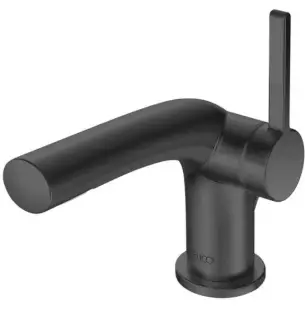 Keuco Edition 400 Смеситель для раковины рычажный 80, без д/к и гарнитура слива, цвет:хром черный 51504 130100