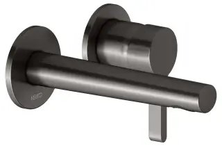 Keuco Edition 400 Смеситель для раковины рыч., 2 потреб., излив 18,7 см, встр., цвет:титан черный 51516 350201