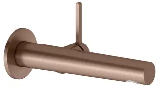 Keuco Edition 400 Смеситель для раковины рычаж., 1 потреб., изл. 19,7см, встр., цвет:красное зол. 51516 291101