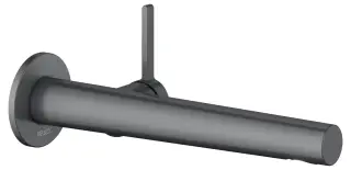 Keuco Edition 400 Смеситель для раковины рычаж., 1 потреб., излив 24,3см, встр., цвет:хром черный 51516 132101