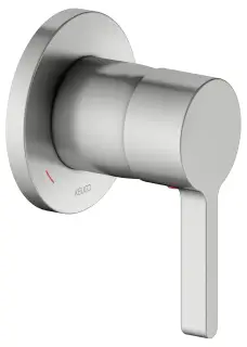 Keuco Edition 400 Смеситель для душа рычажный DN15, встраиваемый, круглая розетка, цвет: нерж. сталь 51551 210001