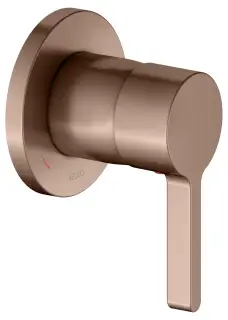 Keuco Edition 400 Смеситель для душа рычажный DN15, встр., круглая розетка, цвет: красное золото 51551 290001