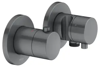 Keuco Edition 400 Смеситель для душа термостат., 3 потреб., встр., внешняя часть, цвет: хром черный 51553 131231