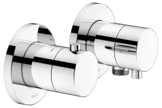 Keuco Edition 400 Смеситель для душа термостатический, 2 потреб., встр., внешняя часть, цвет: хром 51553 011121