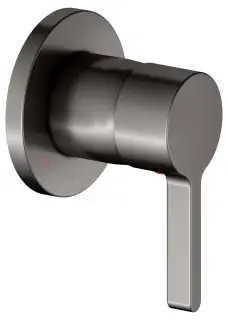 Keuco Edition 400 Смеситель для душа рычажный DN15, встраиваемый, круглая розетка,цвет: титан черный 51551 350001