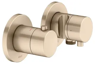 Keuco Edition 400 Смеситель для душа термостатический 2 потреб., встр., внешняя часть, цвет: бронза 51553 031221