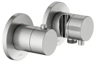 Keuco Edition 400 Смеситель для душа термостатич. 3 потреб., встр., внешняя часть, цвет: нерж. сталь 51553 211221