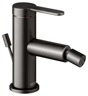 Keuco Ixmo Смеситель для биде, с донным клапаном, G1 1/4, цвет: титан черный 59509 353000