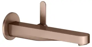 Keuco Ixmo Смеситель для раковины рычажный, 1 потреб., излив 24,1 см, встр., цвет: красное зол. 59516 291301