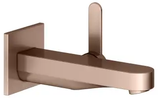 Keuco Ixmo Смеситель для раковины рычажный, 1 потреб., излив 18,1 см, встр., цвет: красное золото 59516 290302