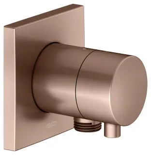 Keuco Ixmo Запорный вентиль DN15, внешняя часть, c выводом для шланга, цвет: красное золото 59541 291102