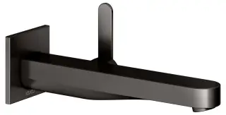 Keuco Ixmo Смеситель для раковины рычажный, 1 потреб., излив 24,1 см, встр., цвет: титан черный 59516 351302