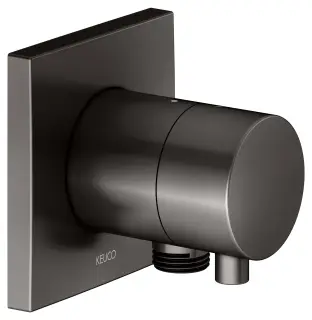 Keuco Ixmo Запорный вентиль DN15, внешняя часть, c выводом для шланга, цвет: титан черный 59541 351102