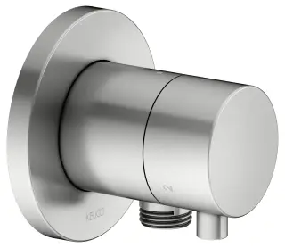 Keuco Ixmo Вентиль-переключатель на 3 потреб. DN15, внеш. часть, с выводом шланга, цвет: нерж. сталь 59548 211101