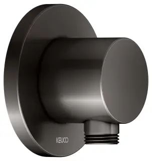 Keuco Ixmo Шланговое подключение DN15, круглая розетка, цвет: титан черный 59547 350001