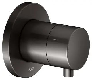 Keuco Ixmo Запорный вентиль с переключателем на 3 потребителя DN15, цвет: титан черный 59549 351001