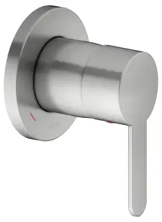 Keuco Ixmo Смеситель для душа рычажный DN15, встраиваемый, круглая розетка, цвет: нерж. сталь 59551 210301
