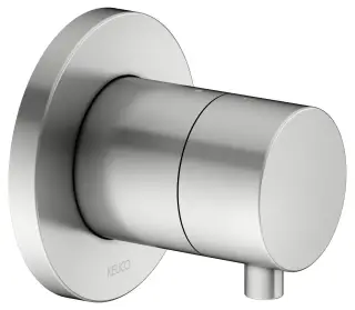 Keuco Ixmo Вентиль-перекл. 2 потреб. DN15, внеш. часть, с выводом шланга и держ., цвет: нерж. сталь 59556 211001