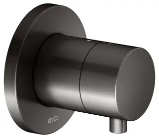Keuco Ixmo Вентиль-переключатель на 2 потреб. DN15, с выводом для шланга и держ., цвет:титан черный 59556 351001