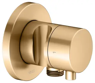 Keuco Ixmo Запорный вентиль с переключателем на 2 потребителя DN15 и держателем лейки, цвет: латунь 59557 251201