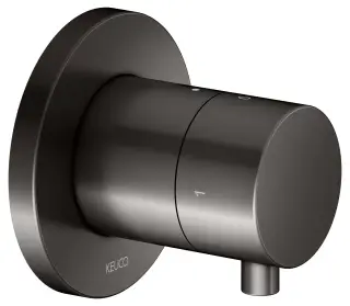 Keuco Ixmo Запорный вентиль с переключателем на 2 потребителя DN15, цвет: титан черный 59557 351001