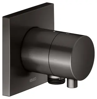 Keuco Ixmo Запорный вентиль с переключателем на 2 потреб. DN15 и выводом шланга, цвет: титан черный 59557 351102