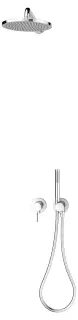 Keuco Ixmo Sets Душевой комплект: рычаж. встр. смеситель, без излива, шланг, ручной душ, цвет: хром 59651 010301