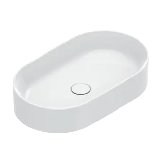 Catalano Zero Раковина чаша 60x35x12h см, без перелива, покрытие Cataglaze, цвет: белый глянцевый 0122600001