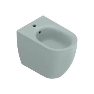 Catalano Sfera Биде приставное 35x55 см, 1 отв., с переливом, покр. Cataglaze, цвет: acqua матовый 0519551028