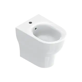 Catalano Sfera Биде приставное 35x52 см, 1 отв., с переливом, покр. Cataglaze, цвет: белый глянцевый 0519421001