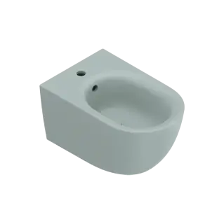 Catalano Sfera Биде подвесное 35x55 см, 1 отв., с переливом, покрытие Cataglaze, цвет: acqua матовый 0518551028