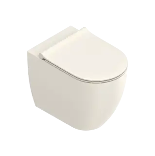 Catalano Sfera Унитаз приставной безободковый 35x55 см, смыв торнадо, Cataglaze, цвет: lino матовый 0514550030