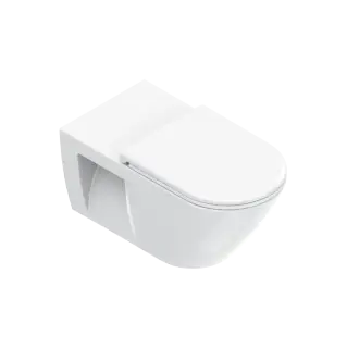 Catalano Comfort Унитаз подвесной безободковый 36x70 см, смыв торнадо, Cataglaze, цвет: белый глянц. 0911700001