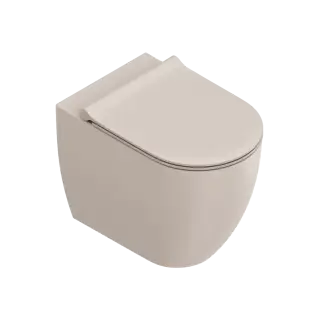 Catalano Sfera Унитаз приставной безободковый 35x55 см, смыв торнадо, Cataglaze, цвет: seta матовый 0514550031