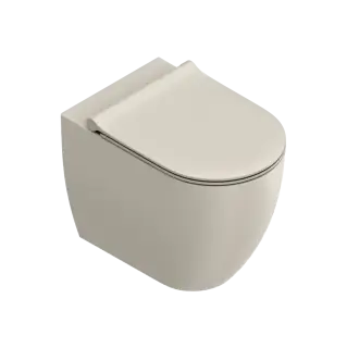 Catalano Sfera Унитаз приставной безободковый 35x55 см смыв торнадо, Cataglaze, цвет: sabbia матовый 0514550029