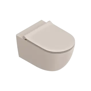 Catalano Sfera Унитаз подвесной безободковый 35x55 см, смыв торнадо, Cataglaze, цвет: seta матовый 0511550031