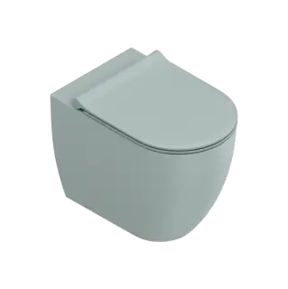 Catalano Sfera Унитаз приставной безободковый 35x55 см, смыв торнадо, Cataglaze, цвет: acqua матовый 0514550028