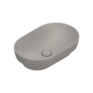 Catalano Sfera Раковина чаша 55x35x14h см, без перелива, покрытие Cataglaze, цвет: tortora матовый 0524550032