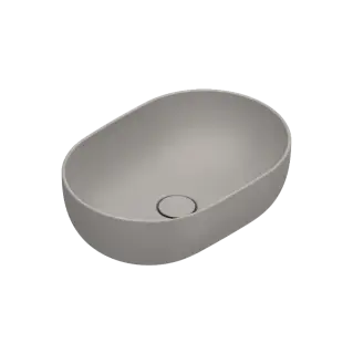 Catalano Sfera Раковина чаша 50x35x16h см, без перелива, покрытие Cataglaze, цвет: tortora матовый 0522500032