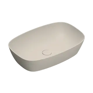 Catalano Alvea Раковина чаша 60x40x14h см, без перелива, покрытие Cataglaze, цвет: sabbia матовый 0622600029