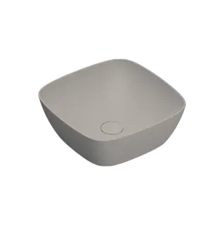 Catalano Alvea Раковина чаша 40x40x14h см, без перелива, покрытие Cataglaze, цвет: tortora матовый 0622400032