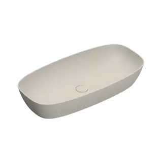 Catalano Alvea Раковина чаша 80x40x14h см, без перелива, покрытие Cataglaze, цвет: sabbia матовый 0622800029