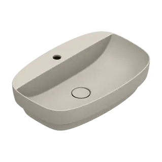 Catalano Alvea Раковина встраиваемая сверху 60x40 см 1 отв без перелива Cataglaze, цвет: sabbia мат. 0625601029