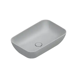 Catalano Green Раковина чаша 60x38x15h см, без перелива, покрытие Cataglaze, цвет: цемент матовый 0422610023