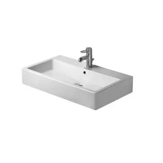 Duravit Vero Раковина подвесная 80x47x17.5h см, с переливом, цвет: белый глянцевый 0454800027