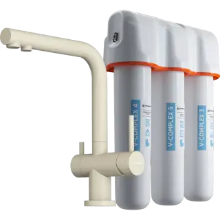 Omoikiri Смеситель для кухни с фильтром в комплекте, цвет: ваниль 4044.8028P