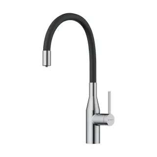 Omoikiri Yatomi 2 Plus BN-BL Смес. для кухни с гибк. излив. и возм. подкл. фильтр, цвет: нерж. сталь 4994344